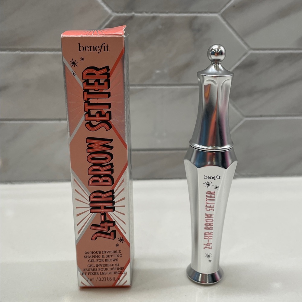 Benefit Brow Gel in Silver and Pink